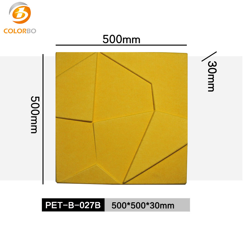 Pannello in PET fonoisolante per esposizione in fibra riciclabile Tiange 3D