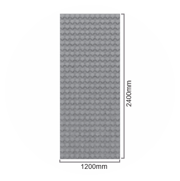 PET-CH-213Y Pannello fonoassorbente pannello goffrato pannello acustico 4D PET Wave 